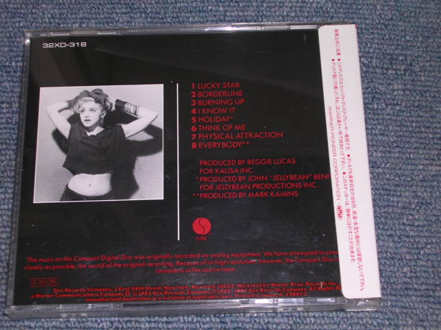 MADONNA - MADONNA ( BURNING UP : DEBUT ALBUM ) / 1980s JAPAN