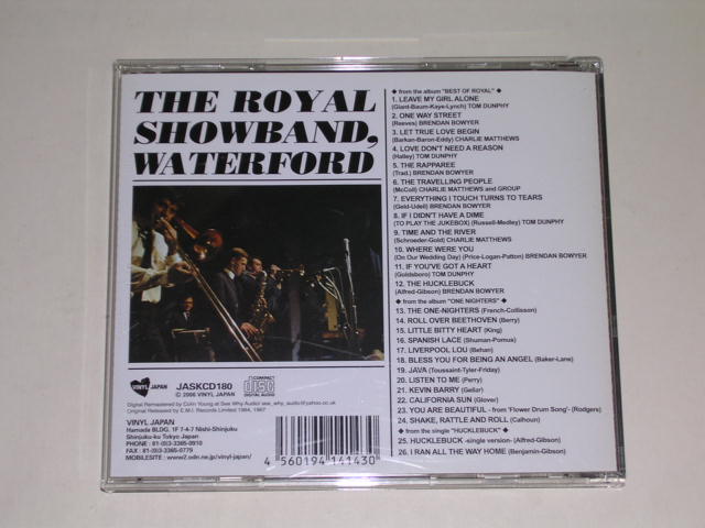 Photo: ROYAL SHOWBAND, WATERFORD  -  THE ONE NIGHTERS / 2006 JAPAN used CD With OBI 