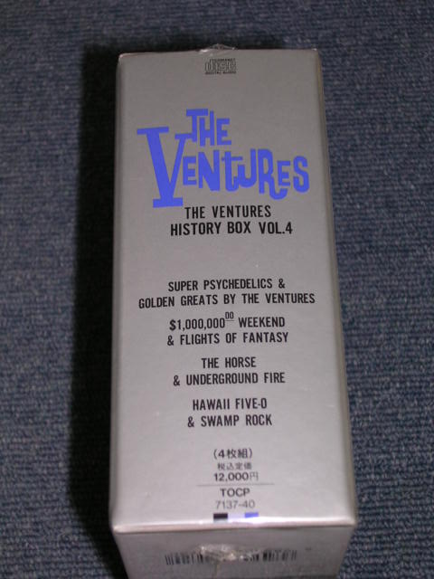 Photo: THE VENTURES - THE VENTURES HISTORY BOX VOL.4  / 1992 JAPAN ORIGINAL PROMO "Brand New Sealed" 4 CD BOX SET 