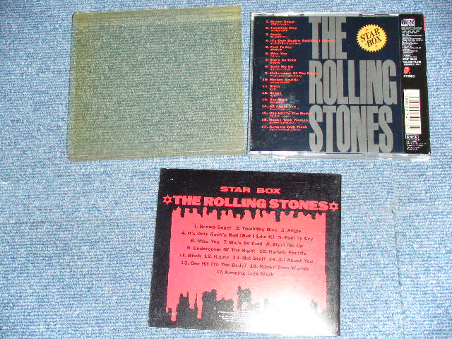 Photo: THE ROLLING STONES - STAR-BOX ( 2280 Yen Mark : With OUTER-CASE & BOOKLET VERSION ) / 1989 JAPAN ORIGINAL Used CD With OBI  