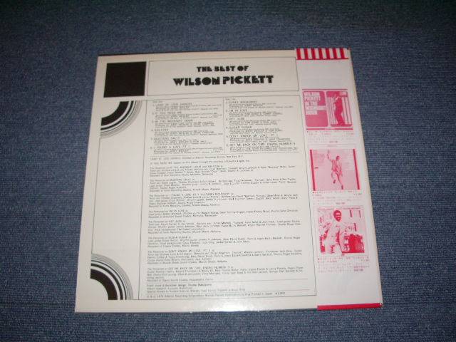 Photo: WILSON PICKETT - THE BEST OF / 1973 JAPAN ORIGINAL Used LP With OBI 