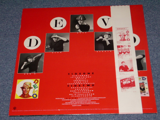 Photo: DEVO - FREEDOM OF CHOICE  /  1980 JAPAN White Label Promo ORIGINAL LP With OBI