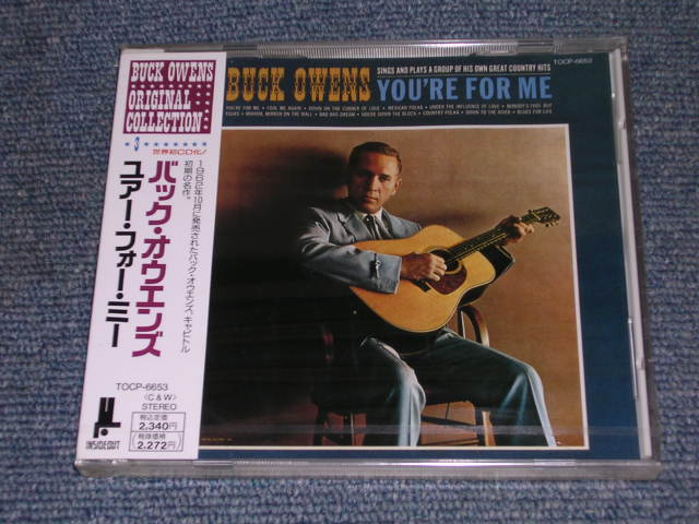 Photo1: BUCK OWENS - YOU'RE FOR ME / 1991 JAPAN Original Promo Sealed CD 