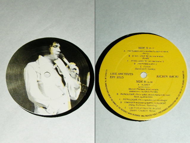 Photo: ELVIS PRESLEY - KICKIN' BACK THE HILTON DRESS REHEARSAL / 1988 EU ORIGINAL  COLLECTORS ( BOOT ) Brand new LP