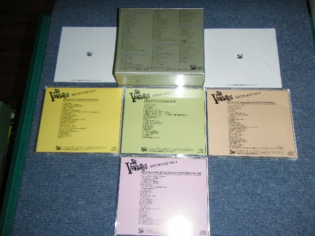Photo: THE VENTURES - THE VENTURES HISTORY BOX VOL.4  / 1992 JAPAN ORIGINAL USED 4 CD BOXSET  With OBI
