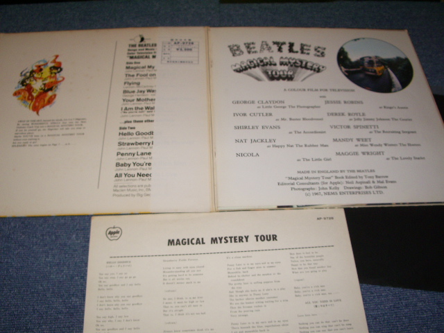 Photo: BEATLES  - MAGICAL MYSTERY TOUR  ( RED WAX / VINYL ) / JAPAN LP +OBI 