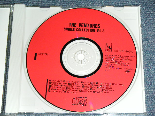 Photo: THE VENTURES - SINGLE COLLECTION VOL.3  / 1993 JAPAN Original Used CD