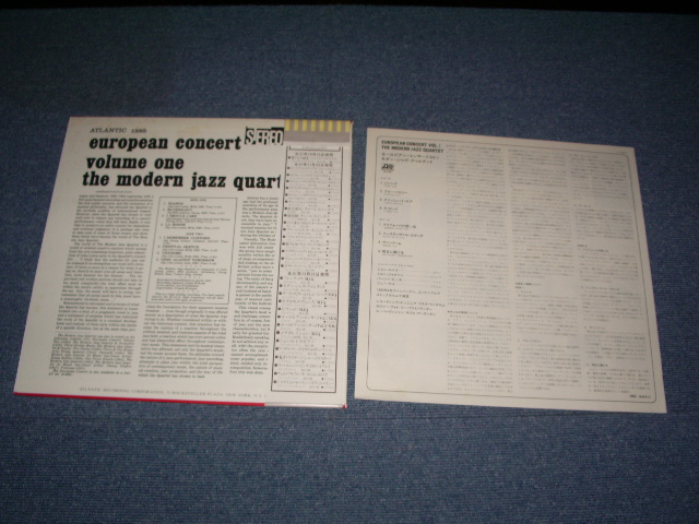 Photo: MJQ / THE MODERN JAZZ QUARTET - EUROPEAN CONCERT VOL.1 / 1970s  JAPAN Used LP With OBI 