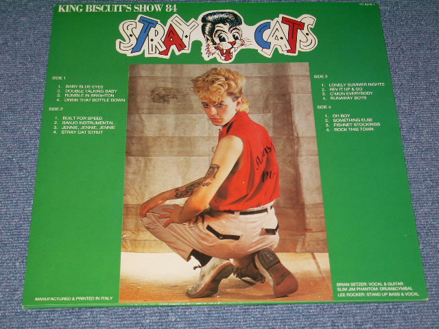 Photo: STRAY CATS - KING BISCUIT'S SHOW 84 /  COLLECTORS ( BOOT ) Used 2LP