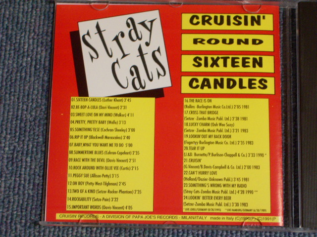 Photo: STRAY CATS ストレイ・キャッツ  - CRUISIN' ROUND SIXTEEN CANDLE / 1991 ITALY Brand New CD