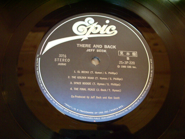 Photo: JEFF BECK - THERE AND BACK / 1980 PROMO MINT LP+OBI+SHRINK WRAP 